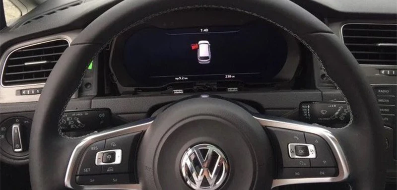 LiisLee инструментальная панель Замена светодиодный приборной панели развлекательная интеллектуальная система для Volkswagen Golf 7 Golf7 Mk7 2012