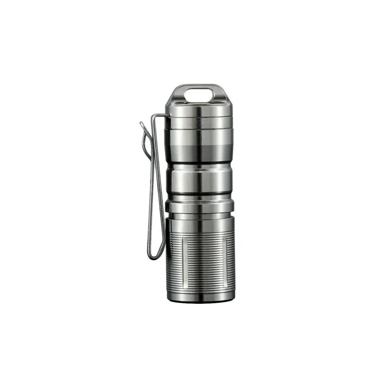 Jetbeam MINI 1 супер мощный и перезаряжаемый светодиодный фонарик Cree титановый брелок