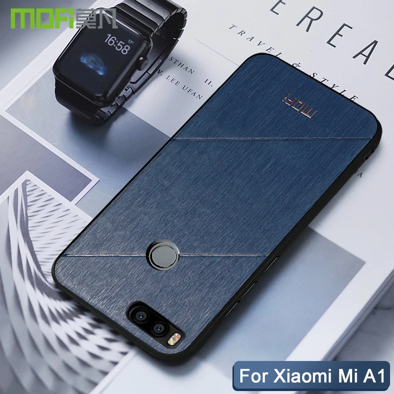 Xiaomi mi a1 чехол установлены Mofi оригинальный Полный защитить мягкую buiness стиль 5x5 5