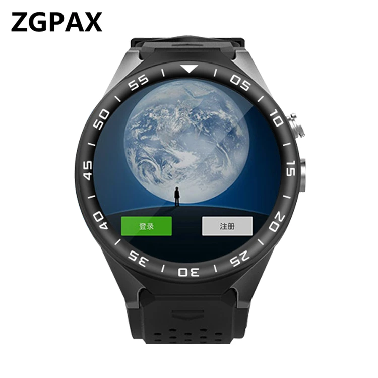 

ZGPAX android 5.1 OS Smart watch electronics 1.39 inch MTK6580 1GB+16GB SmartWatch support 3G wifi SIM For Apple Xiaomi phone