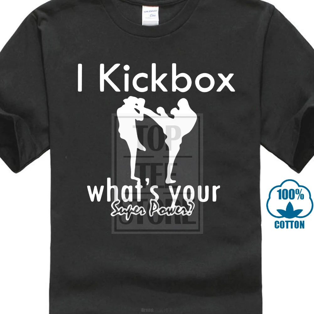 Custom Tees Top O Neck Short Sleeve Tam0050 Arti Marziali Kickbox
