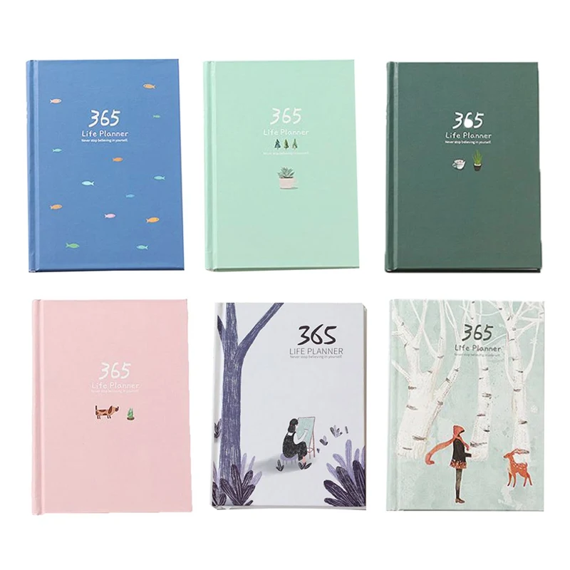 

365 Weekly Planner Color Inner Pages Notebook Diary Schedule Notebook School Office Supply For Student Teacher Stationery Gift