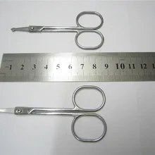 Baby Safe Младенческой Красоты Мини Небольшой Изгиб лезвия Бровей Ресниц ножницы Триммер Макияж Косметические Инструмент ножницы обрезной маникюр