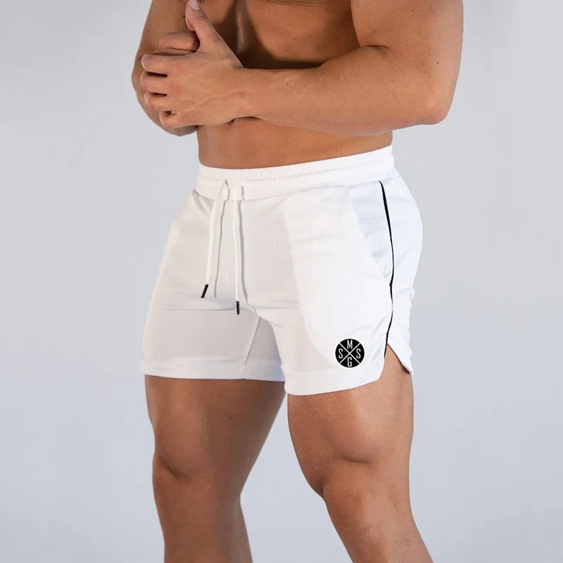 Muscleguys, шорты для фитнеса, мужские спортивные сетчатые быстросохнущие дышащие спортивные шорты, мужские шорты для бодибилдинга, шорты для бега, спортивные шорты