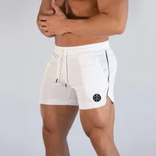 Muscleguys, шорты для фитнеса, мужские спортивные сетчатые быстросохнущие дышащие спортивные шорты, мужские шорты для бодибилдинга, шорты для бега, спортивные шорты