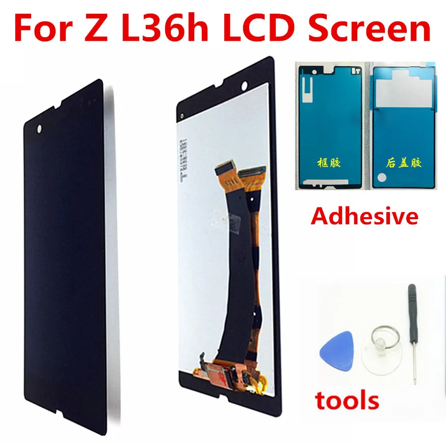 Сенсорный экран для Sony Xperia Z L36h C6601 C6606 C6603 C6602 C660x ЖК-дисплей с дигитайзером