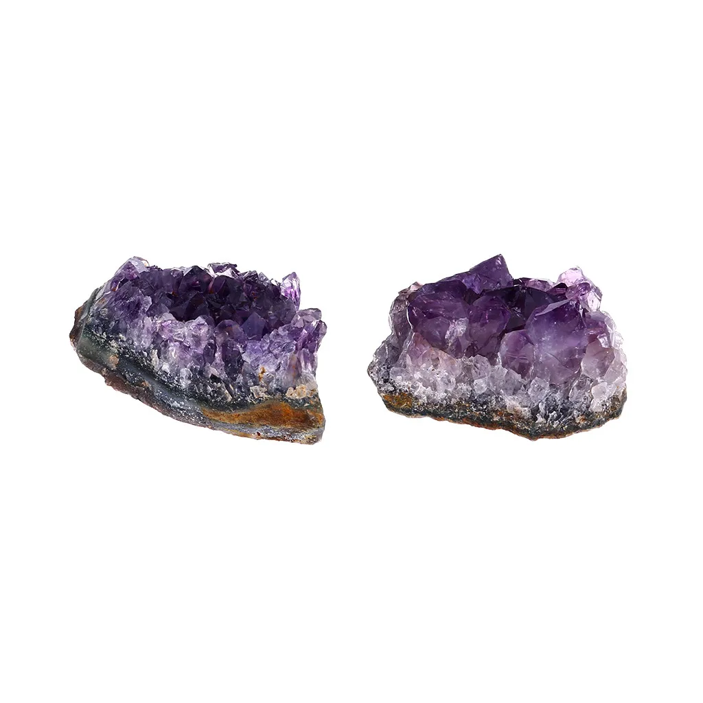 Natural Dream Raw Amethyst Quartz Crystal geode Cluster Healing Specimen Home Desk Aquarium Decor crafts ornaments#24/6