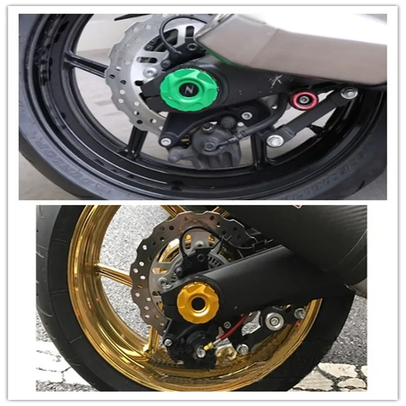 Для Kawasaki Z1000 Z1000SX ниндзя Z1000 2010- Мотоцикл Отверстие крышку заднего колеса Декор вилки крышки кронштейн протектор