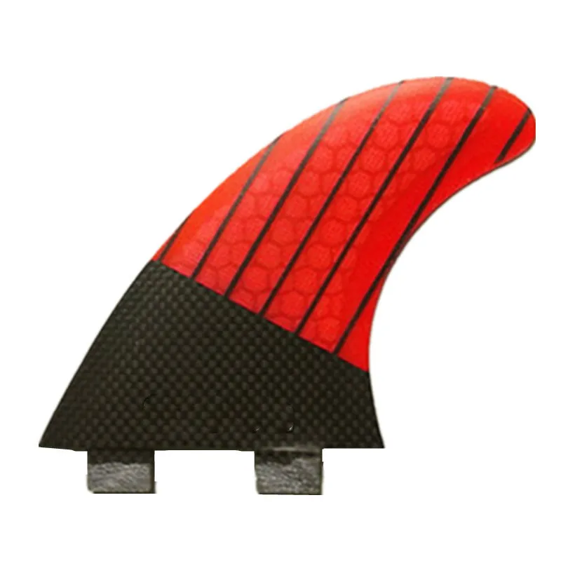 

3 Pcs Vente Chaude Fiber of Carbone Keels of Surf Honeycomb Planche Surf Boards Ailettes Propulseur Sup Surf Ailettes G5 G7