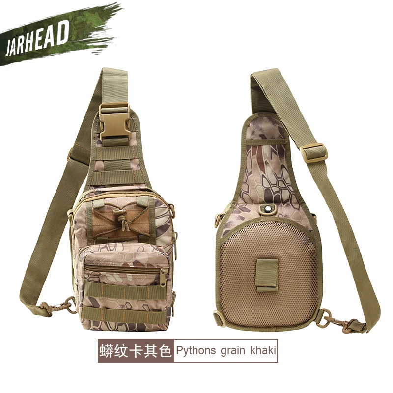 KRYPTEK NOMAD Уличная сумка на одно плечо 900D Военная Тактическая нагрудная сумка рюкзак на плечо походная камуфляжная охотничья сумка на плечо - Цвет: KRYPTEK NOMAD
