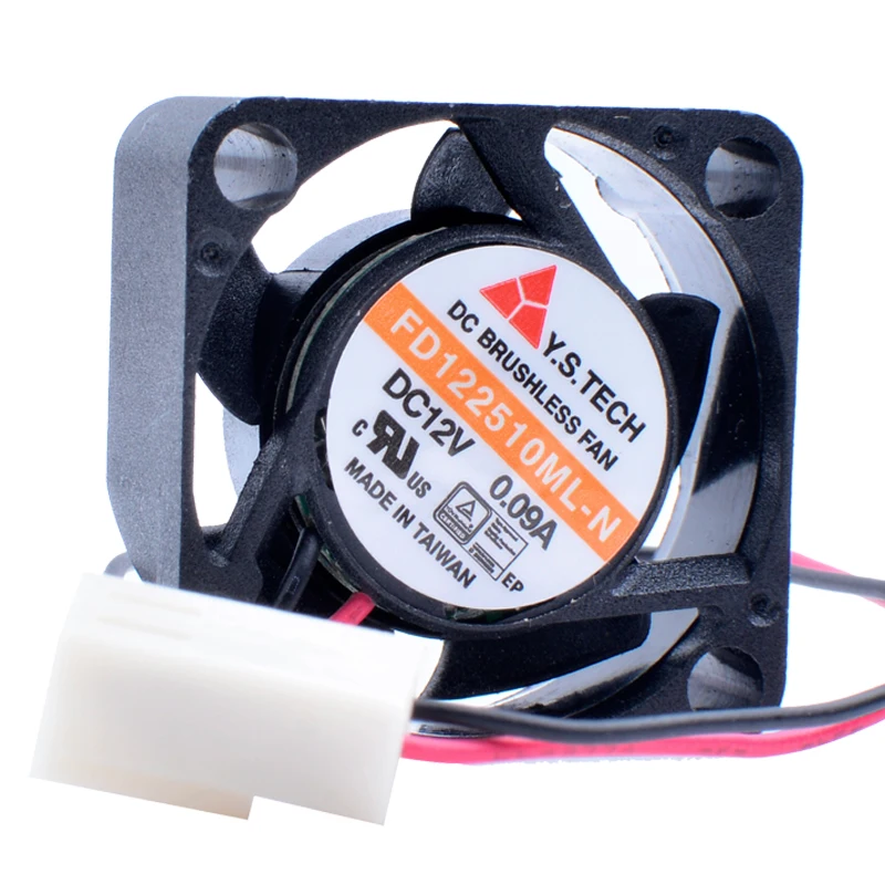 

Brand new original FD122510ML-N 2.5cm 2510 25x25x10mm DC 12V 0.09A Double ball miniature device hard disk cooling fan