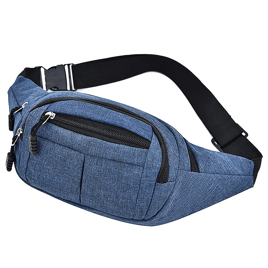 Aelicy Мужская водонепроницаемая оксфордская сумка на груди поясная сумка через плечо Повседневная сумка через плечо кошелек