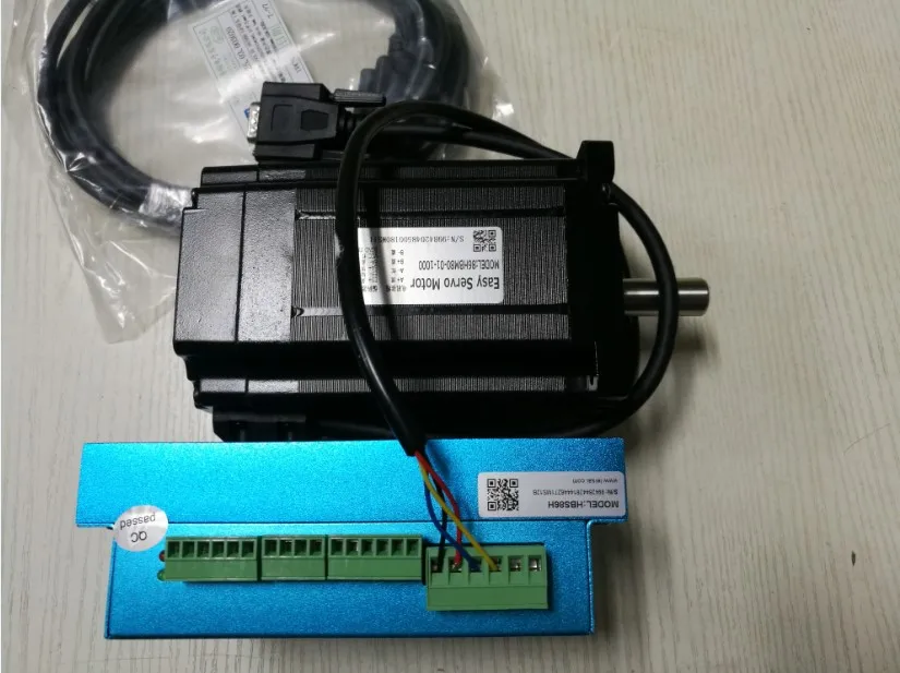 Новый простой Серводвигатель HBS86H и 86HBM80 01 1000 NEMA 34 кодировщик 8 нм система для