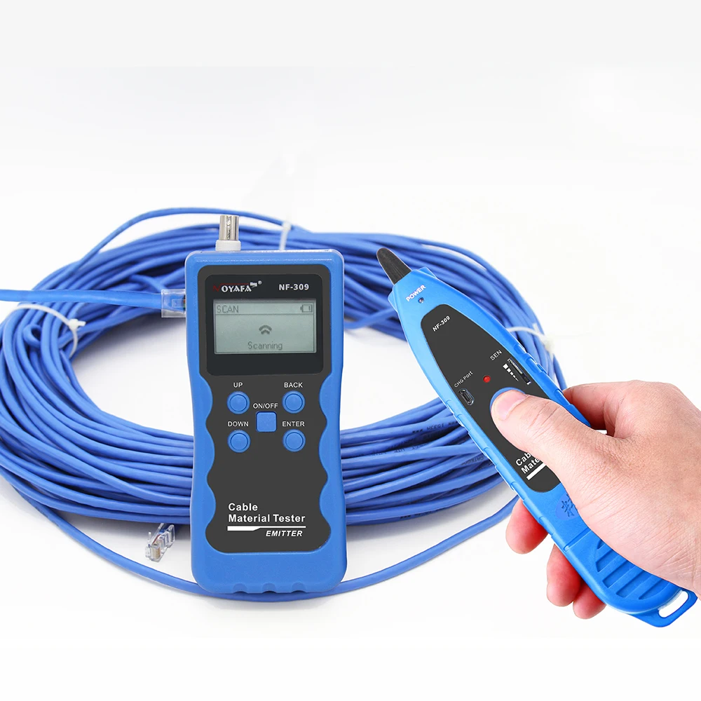 

Noyafa NF-309 Network cable tester cable Material Lan cable length tester NF-309 POE tester