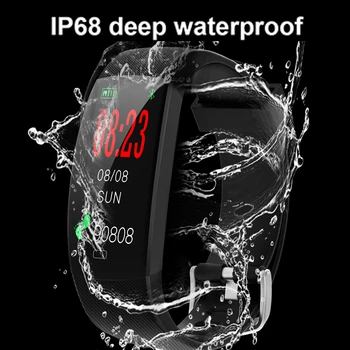

Smart Watch IP68 Waterproof Smart Bracelet Sleep Tracker Heart Rate Smart band Pedometer remote control sports smart wristband