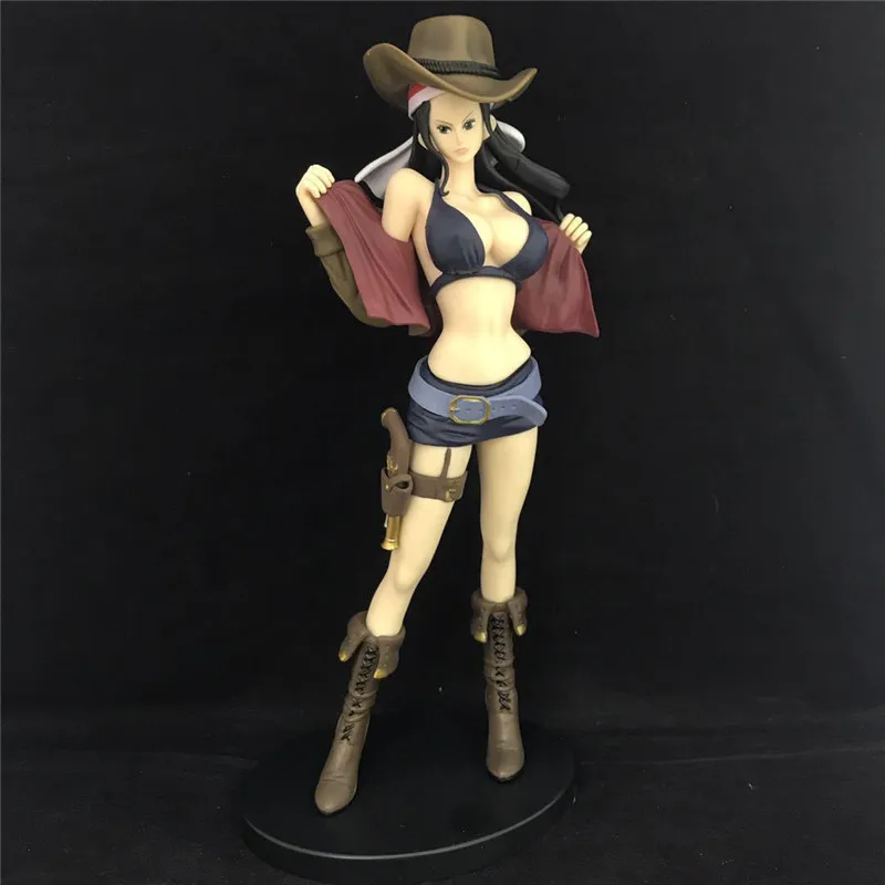Glitter & Glamours One Piece Nico Robin Action Figure Toys Anime Pirate Cowboy Captain Robin Figuras Dolls Brinquedos 23cm  (3)