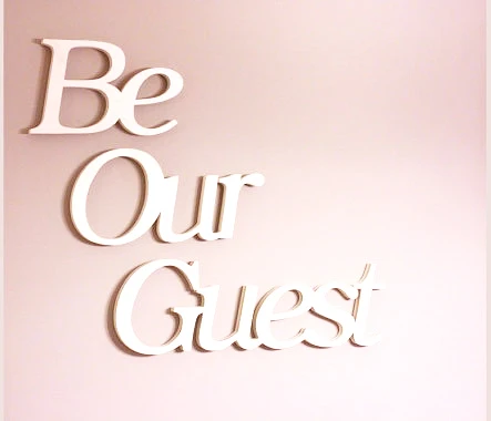 white Be Our Guest Letters for Sweetheart Table Wedding decoration wedding reception decor Housewares Wall Decor|decorative decorative|table
