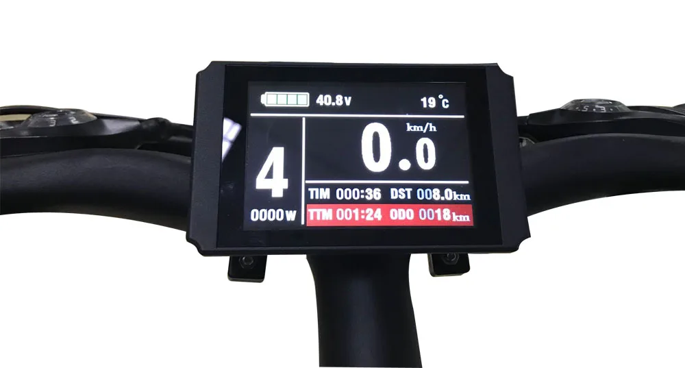 Perfect E-bike Display 24V 36V 48V KT-LCD8H Colorful electric bicycle Display with Speed Limit Anti-charge Function 3