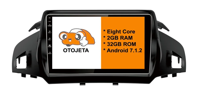 otojeta big screen hd font b car b font DVD player radio headunit tape recorder for