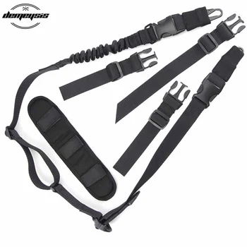 

Outdoor Tactical Multi-function Strap Tactical Gun Sling Adjustable Gun Sling for Outdoor Hunting CS Combat Outdoor Exercises