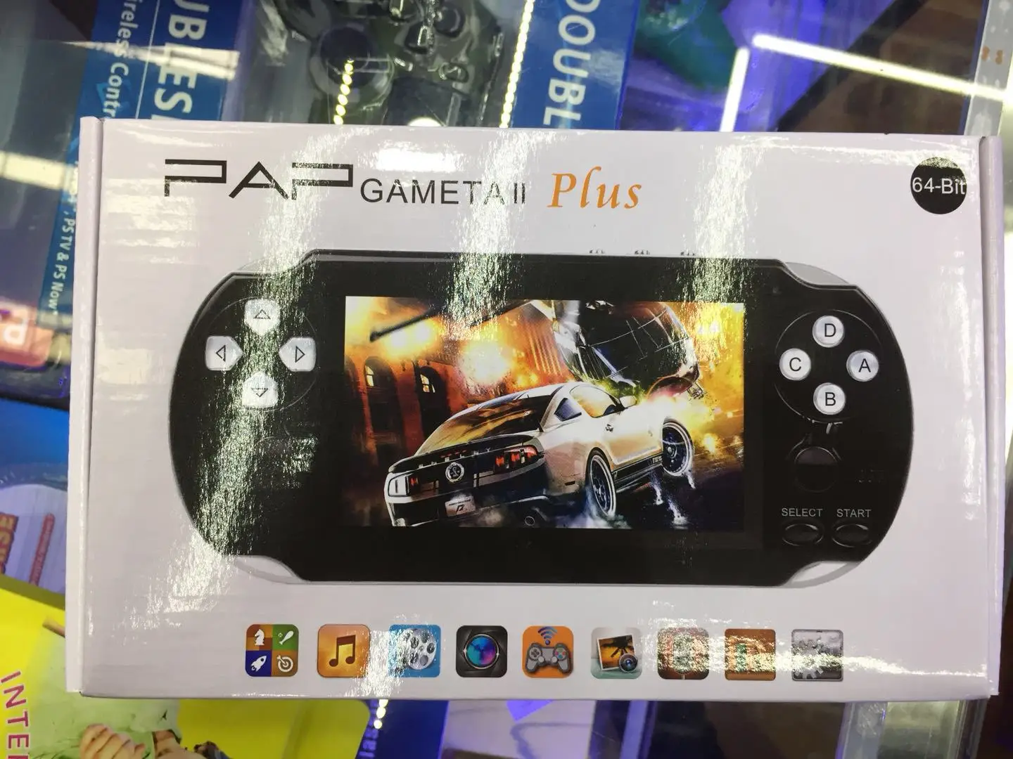 

Portable Game Console 64BIT Handheld Video Games Machine PXP NES FC World PAP GAMETA2 16g Handheld Game Console