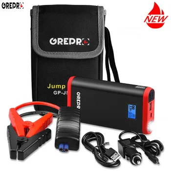 

9000mAh Car Jump Starter 500A Vehicle Emergency Battery Auto External Battery Booster 12V Multi-function Car Starter Power Bank