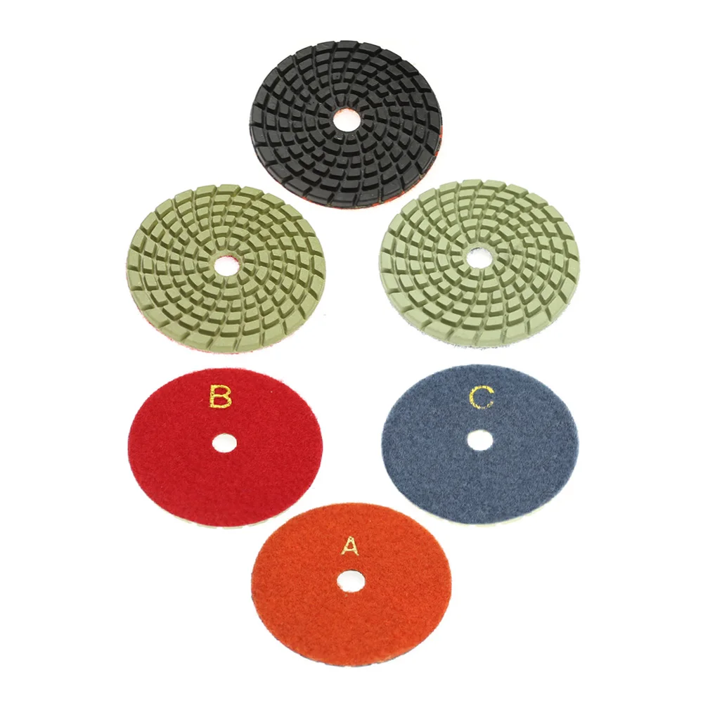 

Thicken 3 step Polishing Pads for Stone Marble Granite Ceramic Tile Grinding