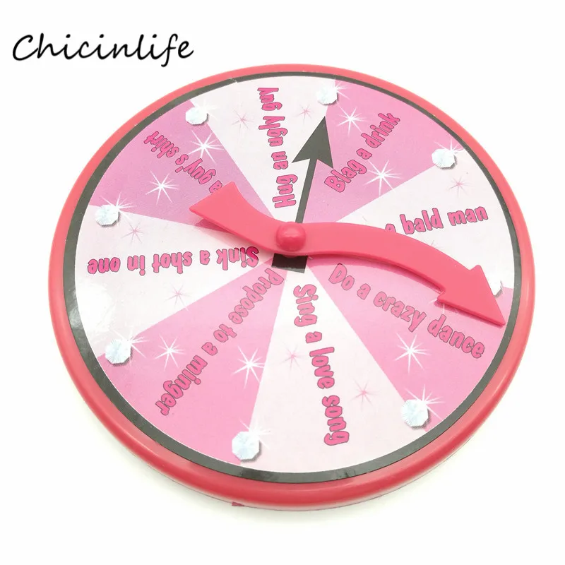 

Chicinlife 1pcs Funny Spinner Spinner Game Bachelorette Party Supplies