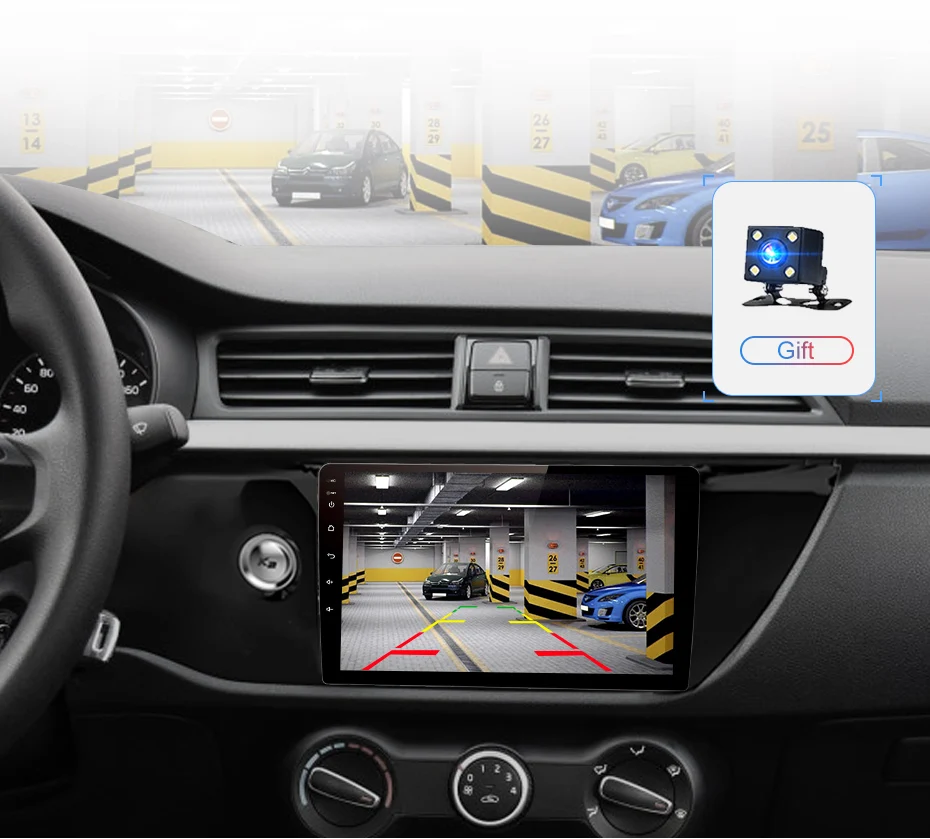 Discount AWESAFE 2 din Android 8.1 Car Radio Multimedia video player gps navigation For KIA RIO 4 2017 sedan wifi head unit no DVD 10
