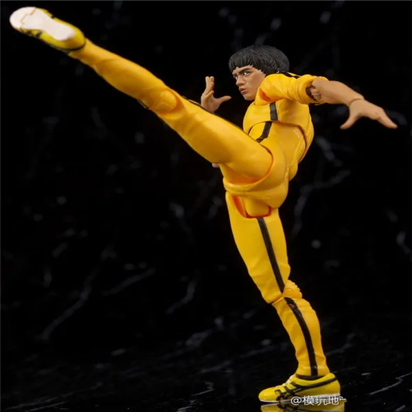 SHFiguarts King of Kung Fu Bruce Lee  Variant With Nunchaku Action Figure Collectible Model Toy 15cm (12)