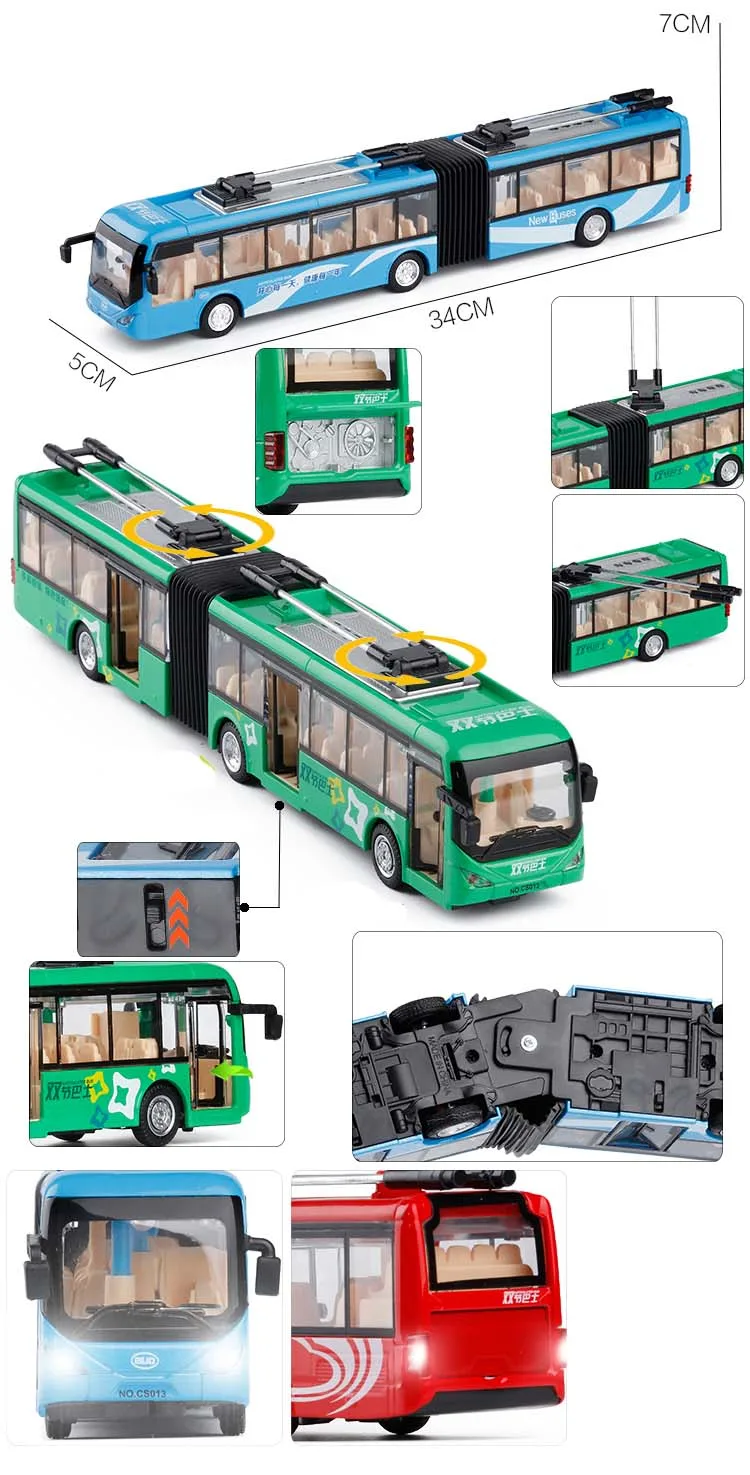 Новинка 1:48, модель машины из сплава в Пекинском автобусе, литая под давлением, игрушечная электронная машина для детей, подарки на день рождения, игрушки