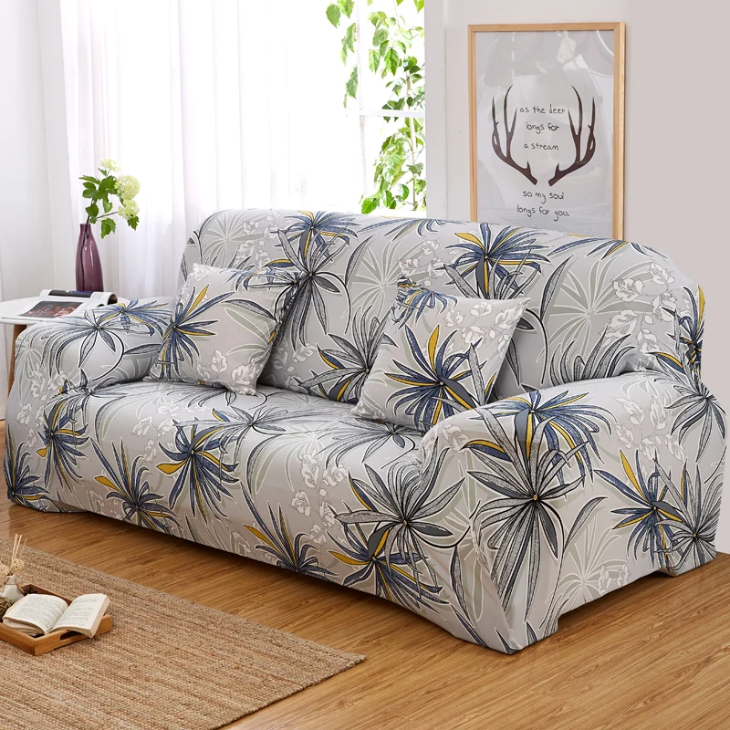 Coqueena™ цветы чехол на диван чехлы на мебель чехол для дивана универсальный натягивается эластичный - Цвет: 1