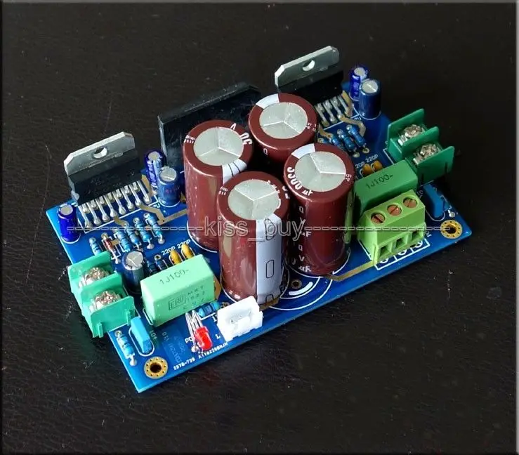 

TDA7293 Amplifier Board 100W+100W Double-sided Immersion Gold DIY KITS
