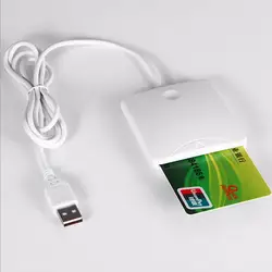 USB контактный чип смарт-карты IC считыватель карт с sim-слотом