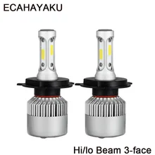 Cheap ECAHAYAKU 2x S2 H4 H7 H11 H1 Car LED Headlight Bulbs 72W LED H7 9005 9006 9007 H3 9004 H13 COB Automobile Headlamp 6500K 12V 24V Cheap ECAHAYAKU 2x S2 H4 H7 H11 H1 Car LED Headlight Bulbs 72W LED H7 9005 9006 9007 H3 9004 H13 COB Automobile Headlamp 6500K 12V 24V