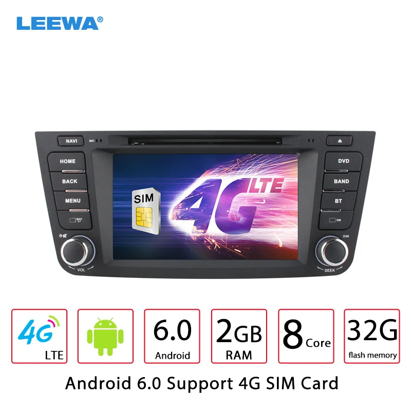 

LEEWA 7" Android 6.0 (64bit) DDR3 2G/32G/4G LTE Octa Core Car DVD GPS Radio Head Unit For Geely Emgrand GX7/EX7/X7 #CA1680-F8