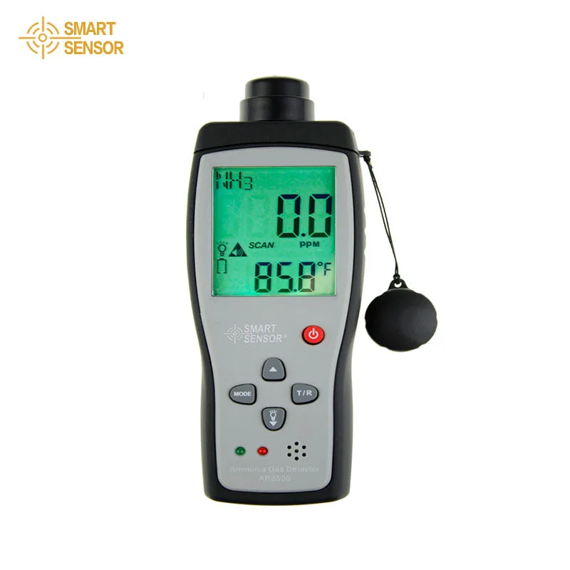 

Ammonia Gas NH3 Detector Meter Tester Monitor Range 0-100PPM Sound Light Alarm AR8500 Handheld Gas Analyzers