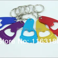 360 шт./лот big foot Брелок пивной бар алюминиевого сплава бутылок DIY пляж след может открыть инструменты брелок