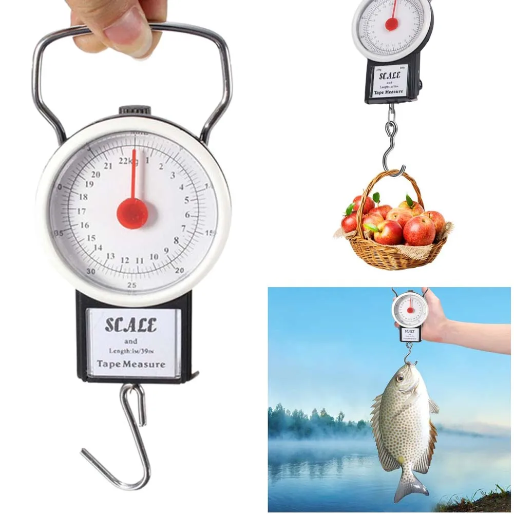 1PC Mini Hand-held Portable Balance Spring Scale Express Balance Hook Scale Kitchen Scale For Household J3