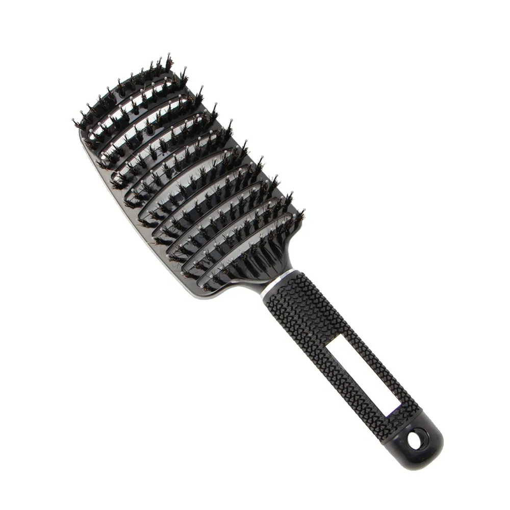 capelli massaggio del cuoio capelluto pettine spazzola per capelli bagnati ricci detangle spazzola di capelli setole