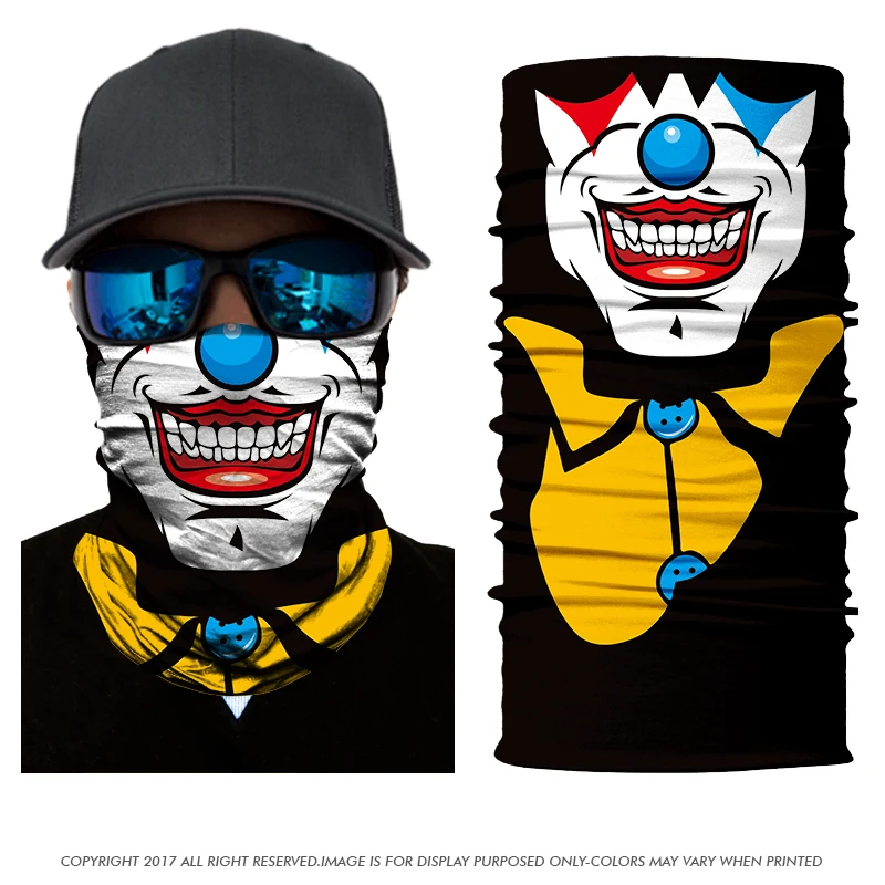 

Blue nose clown Bandana Balaclava Hunting Fishing Outdoor Military Breathing Motorcycle Ski Cycling Protection Drop Shipping