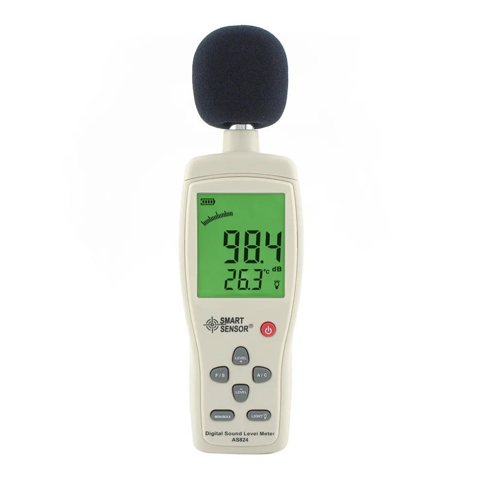 30-130 дБА 35 ~ 130dBC Mini Digital Sound Шум измеритель уровня децибел звук Давление тестер