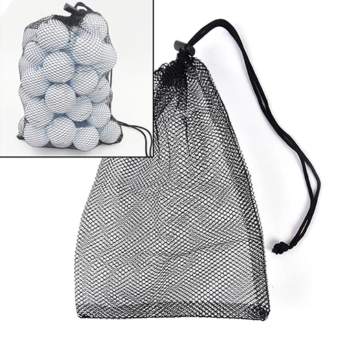 30 * 20 cm Nylon Mesh Nets Bag Pouch Golf Balls Table Tennis Hold Up
