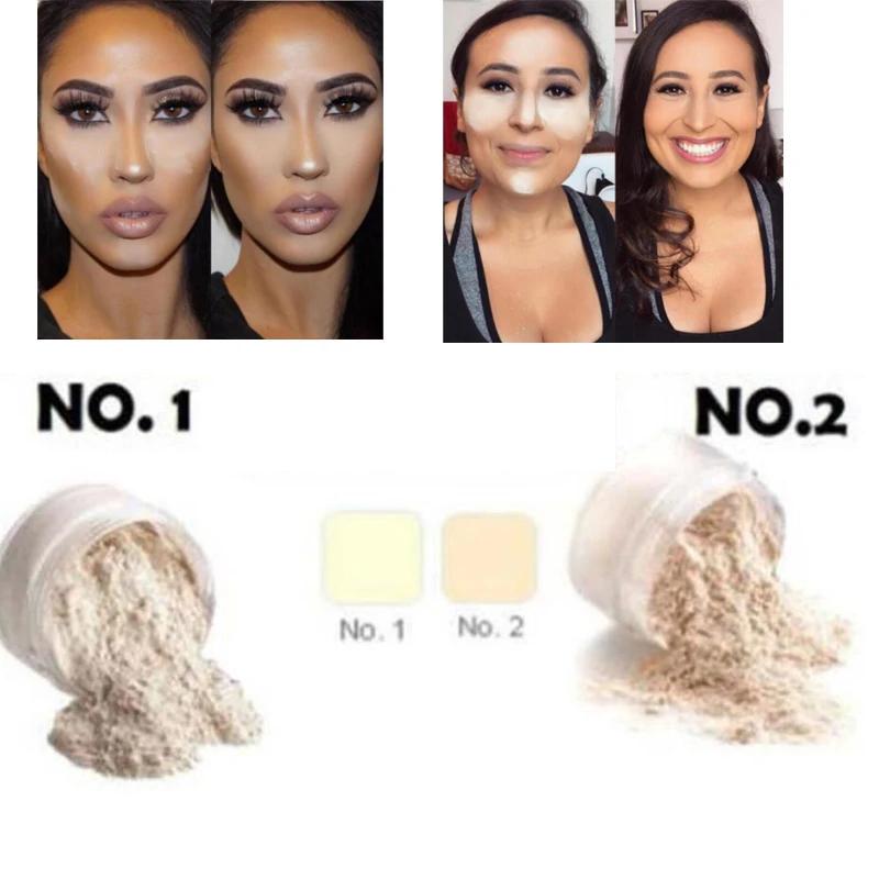 

New Loose Setting Face Powder Translucent oil-control natural ingredient setting powder 29g brighten waterproof 3 Color