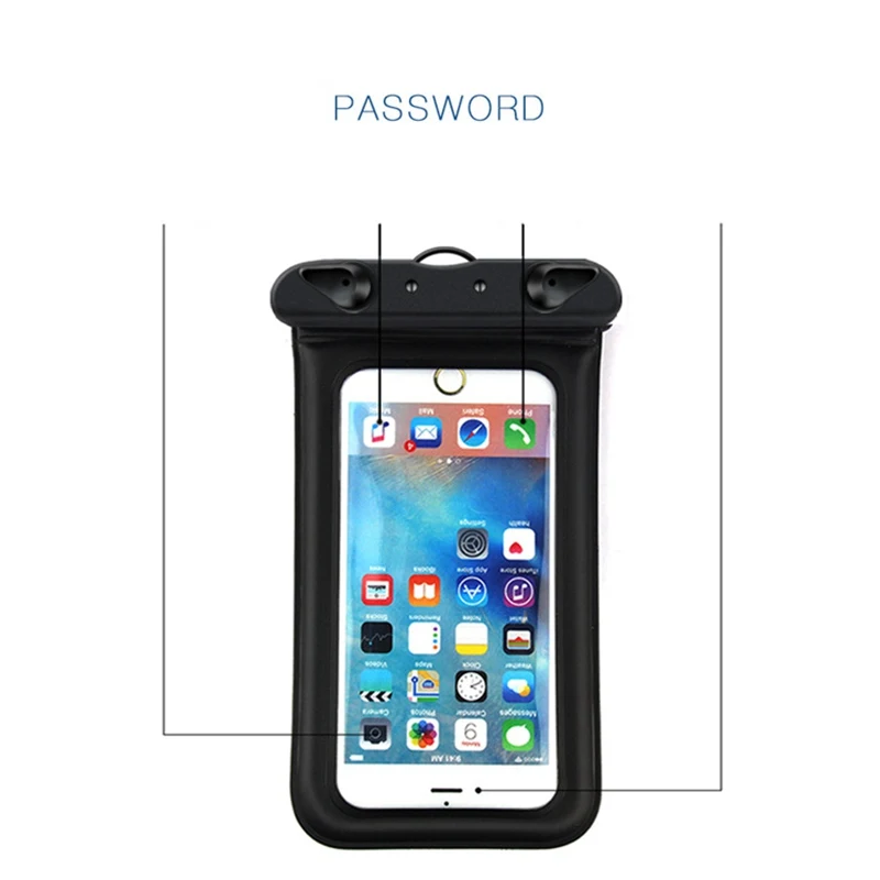 Waterproof Floating Phone Case Underwater Swimming Bag Universal Phone Cover Dry Bag Pouch Strap for iPhone for Samsung for HTC  (6)
