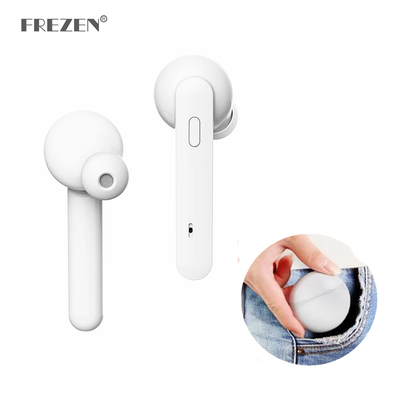 

Twins Wireless Hi-Fi Earphones T21 Stereo Bluetooth 5.0 Long Standby Handsfree Wateproof Headsets with Charging Box Dock Earbuds