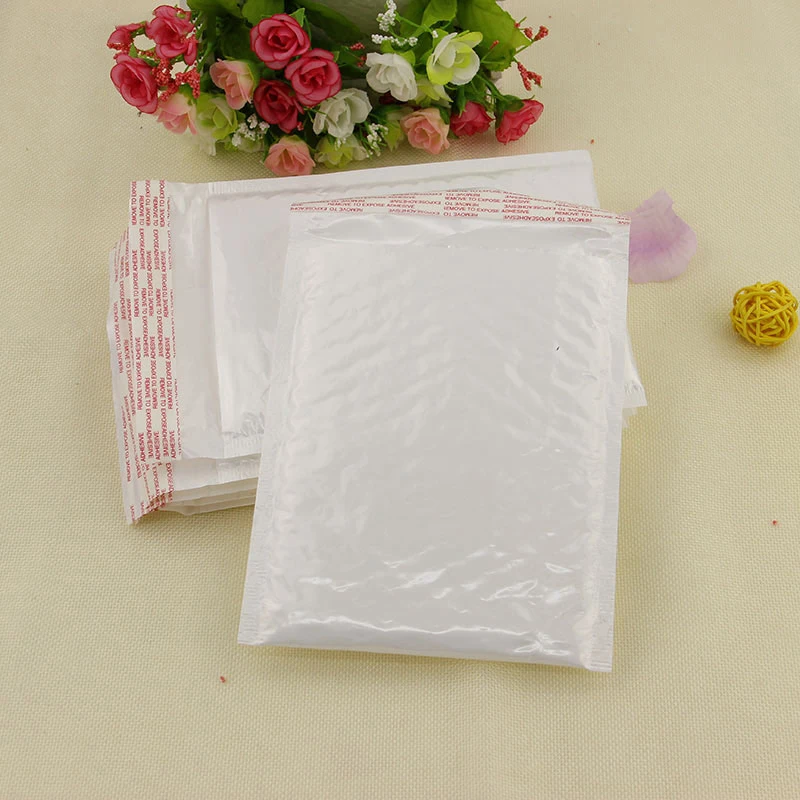 150*180MM White Pearl Film Bubble Envelope Courier Bags Mailer Padded