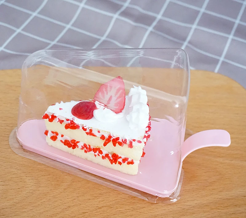 us 22 36 15 off 20 set hold mousse cakes boxes clear plastic triangle bakery pack cookies pastry box bread toast baking pack box in kitchen toys cakes boxes