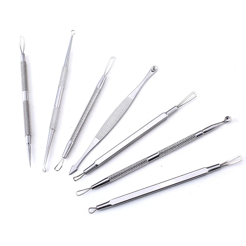 7pcs/set Blackhead Blemish Remover Tools Stainless Steel Acne Acupuncture Needle Face Skin Care Tools 7pcs/set Blackhead Blemish Remover Tools Stainless Steel Acne Acupuncture Needle Face Skin Care Tools