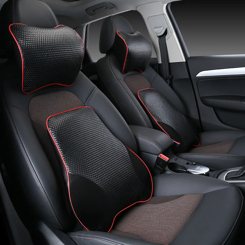 

Newest Trend Car Headrest Neck Pillow Head Restraint Cushion for Driver Memory Foam Polyester Synthetic Fiber Soft Car Pillows